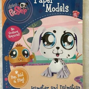 Littlest Pet Shop Hamster and Dalmation (Paper Models series) Paperback Book